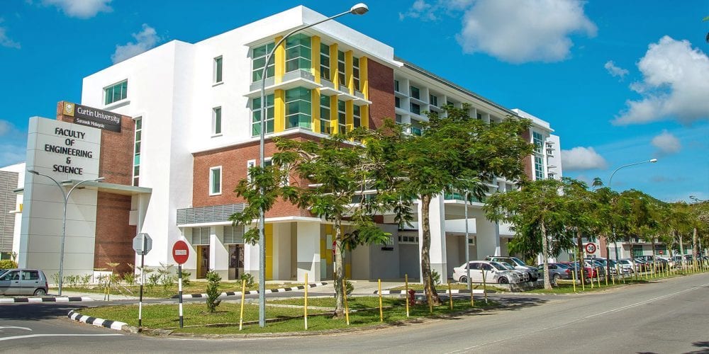 The front of the Curtin Malaysia building