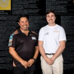 curtin graphic design graduate will peucker at the curtin scholarships event