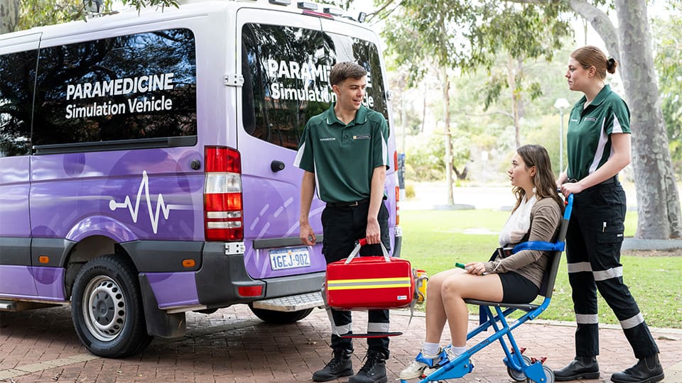 Paramedicine students