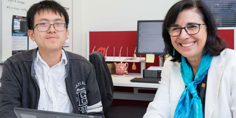 Two Curtin staff members