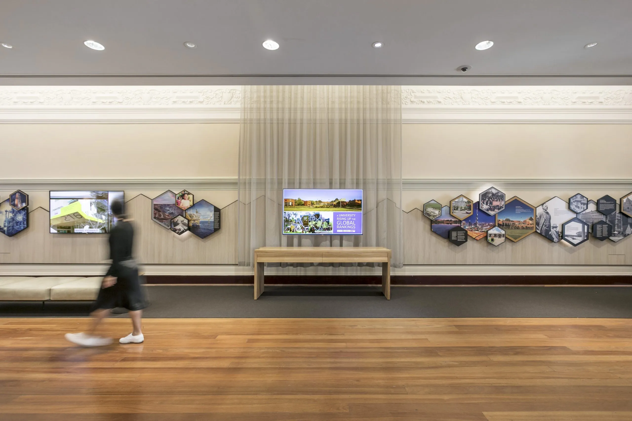 Media wall at 137 St Georges Tce