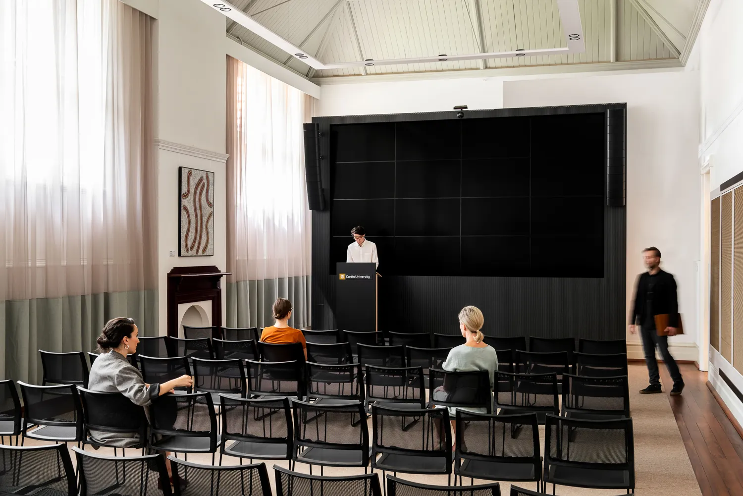 A speaker at 137 St Georges Tce