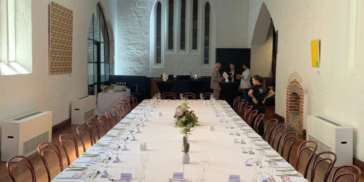 Formal long table at 139 St Georges Terrace