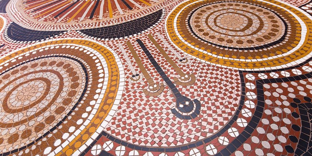NAIDOC Week aboriginal dot painting - play video