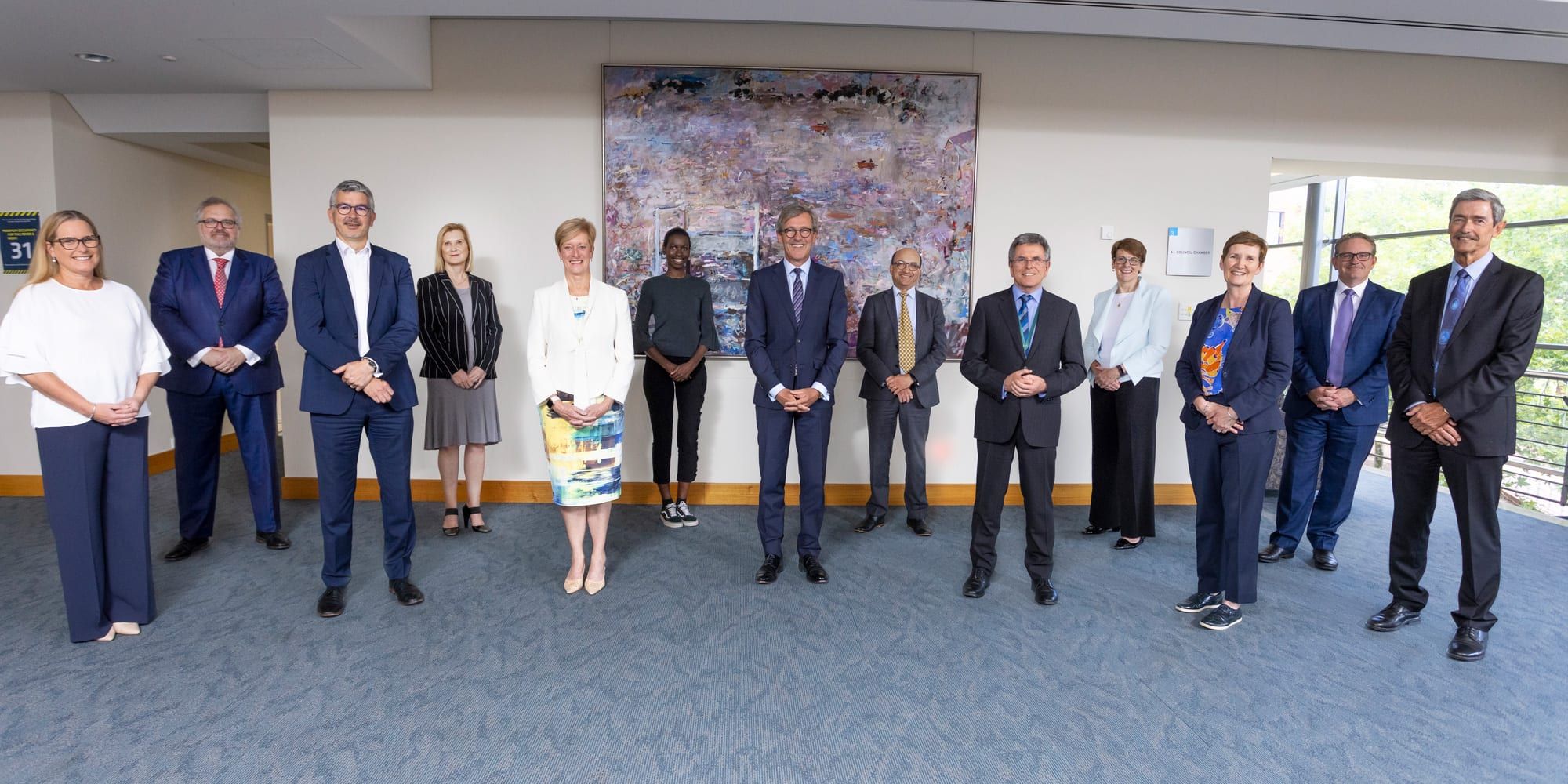 Group shot of the University Council