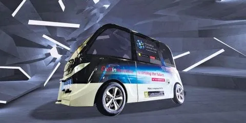 An autonomous bus at Curtin