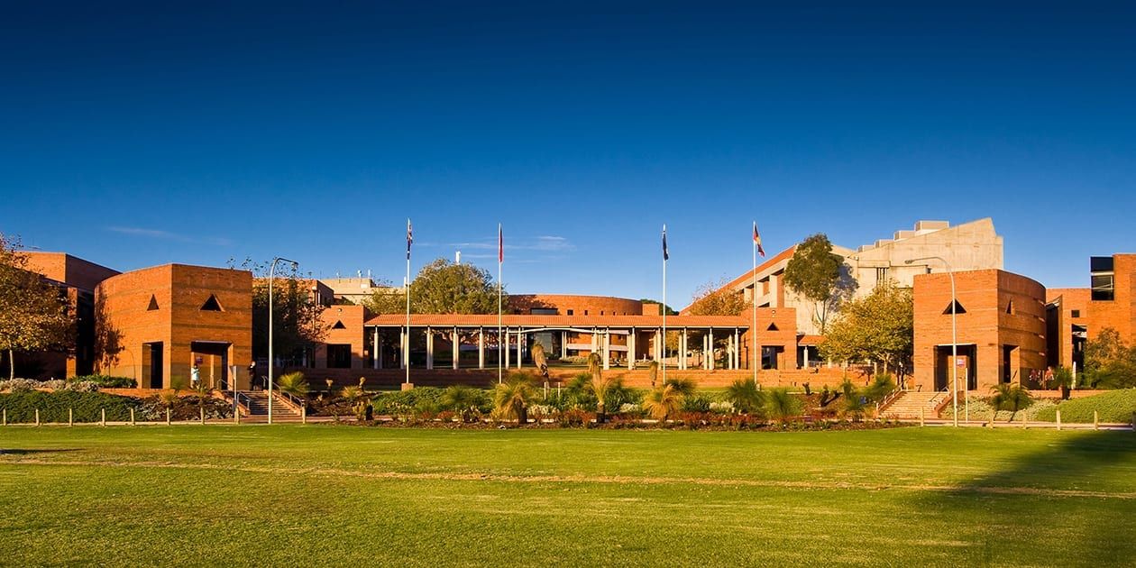 Curtin campus flagpoles