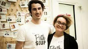 Curtin alumnus Alex Frankcombe and Keya Lee from SOUP