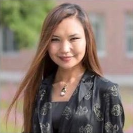 Associate Professor Sender Dovchin flag