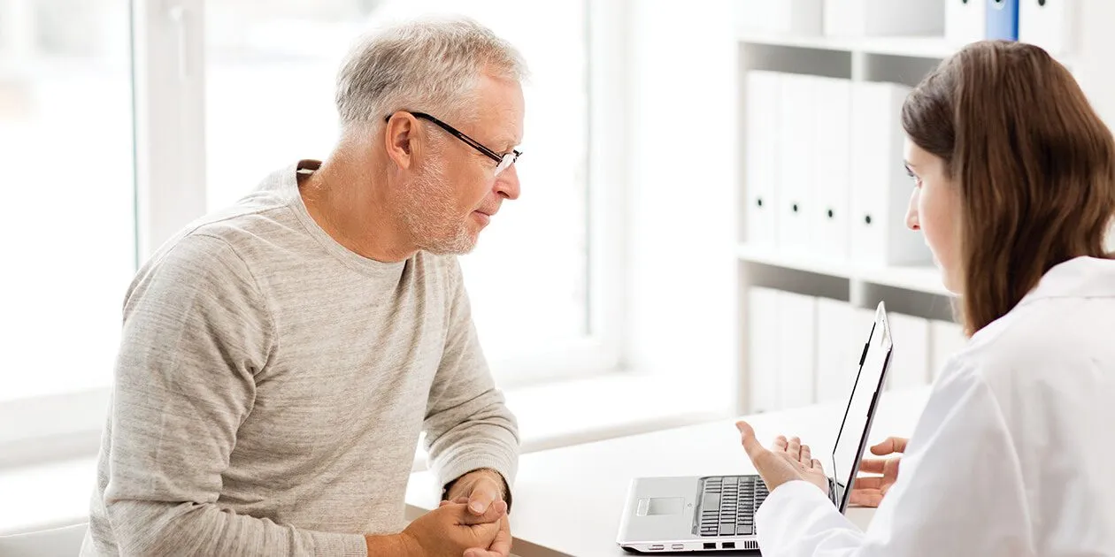 Dietician explaining to patient