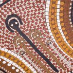 Mosiac floor of the Curtin Aboriginal School