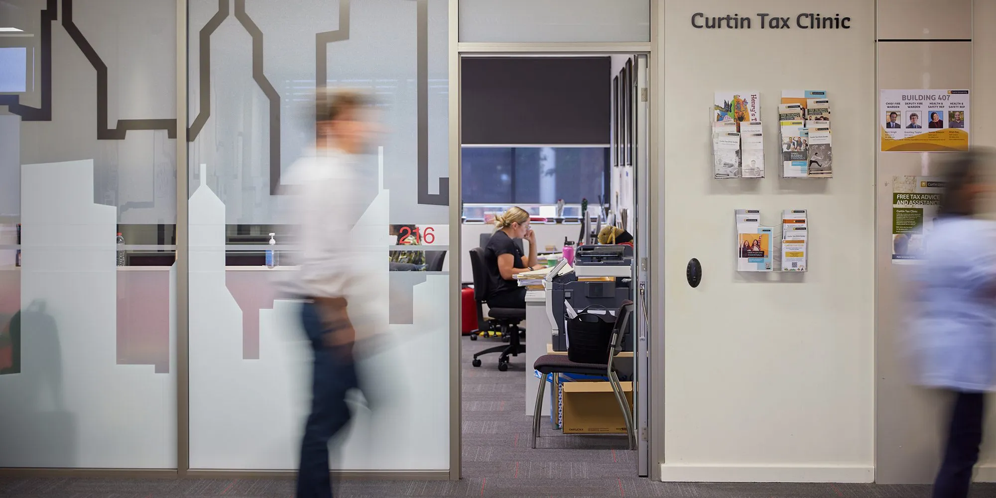 Students at the Curtin Tax Clinic