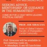 Faculty of Humanities Dean of Global Futures to Provide Academic Support at UniLodge Twin Dolphin Hall and St. Catherines College Curtin University, Bentley Campus.
