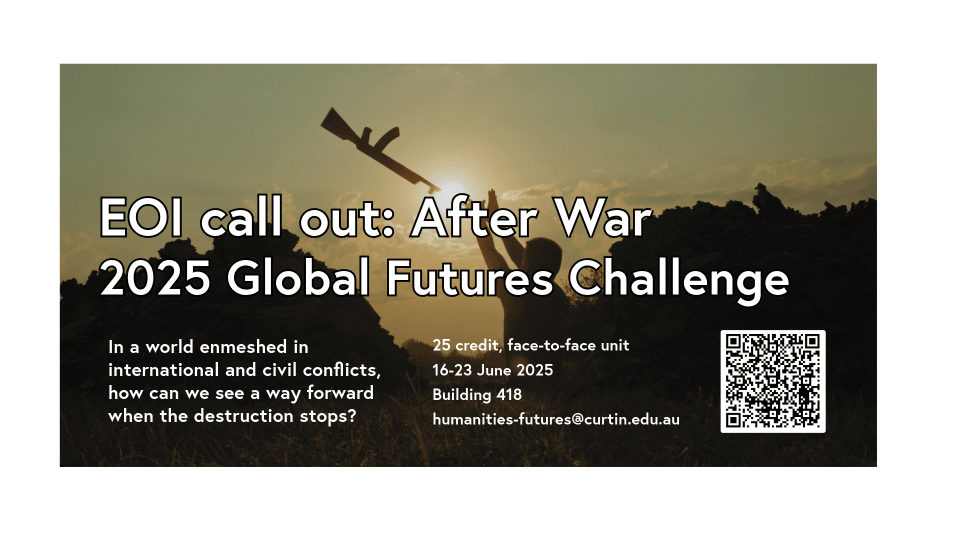 Image for After War: Expressions of Interest Open for the 2025 Global Futures Challenge