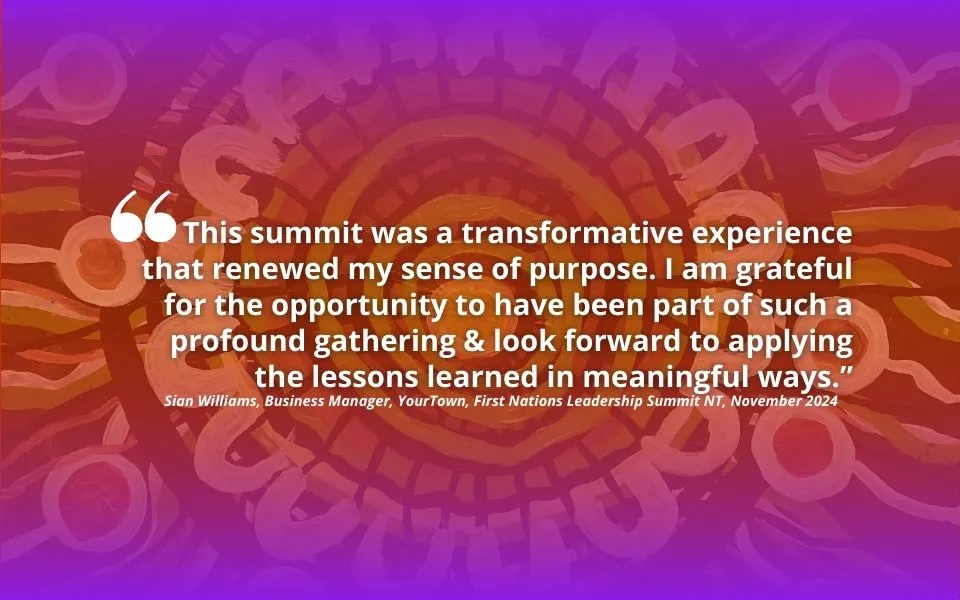 Image for Championing Leadership through Kindness: Associate Professor Mandy Downing at the First Nations Leadership Summit