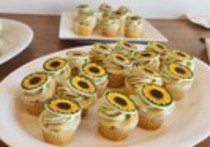 Sunflower cupcakes