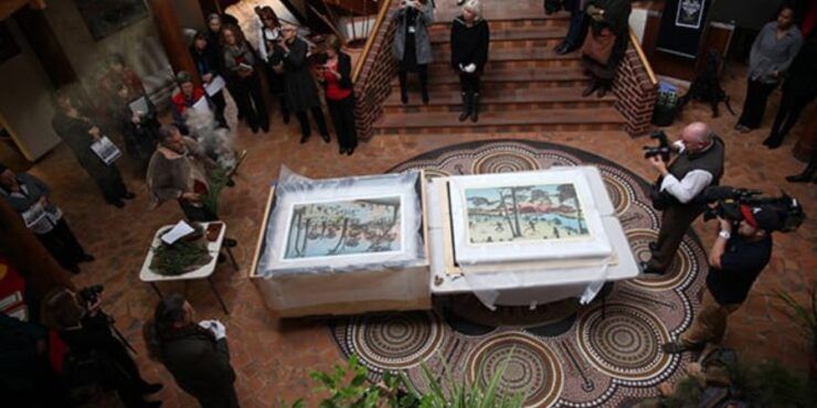In 2013, the artworks finally came home to Country.