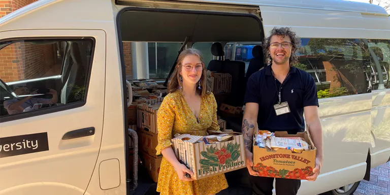 Community Pantry students