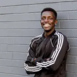 Former Curtin student and Australian Olympian Peter Bol smiling