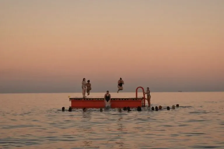 Sunrise swims give rise to body positivity