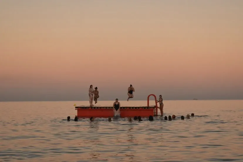 Image for Sunrise swims give rise to body positivity