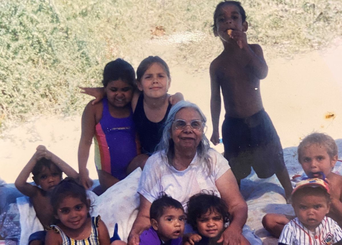 Curtin graduate Emma Garlett with her grandmother