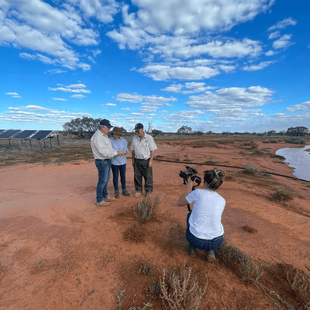 Lavinia Wehr on location for GenerationAg