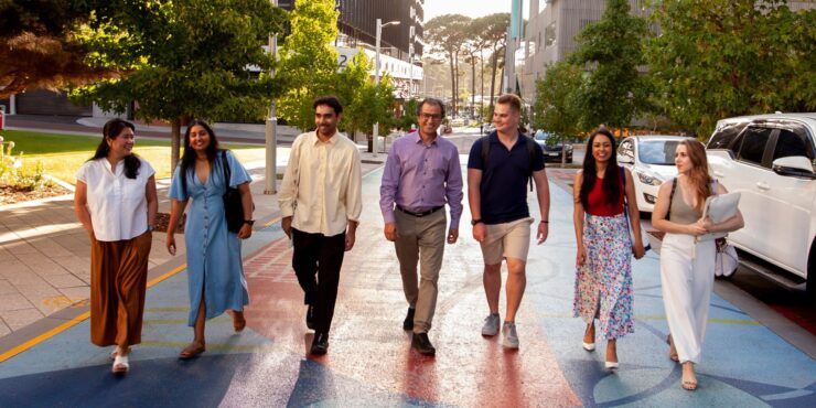 Curtin students at Exchange