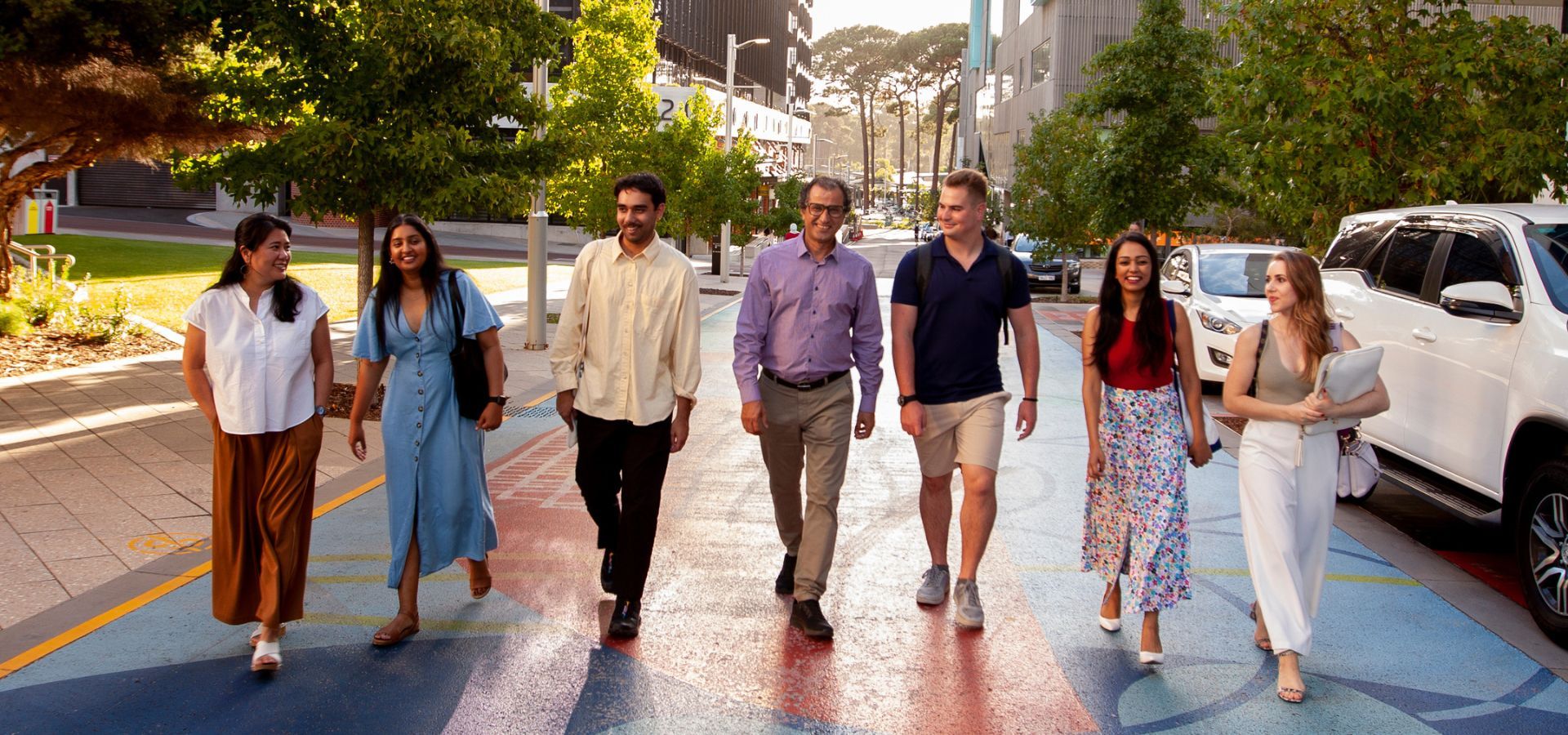 Curtin students at Exchange