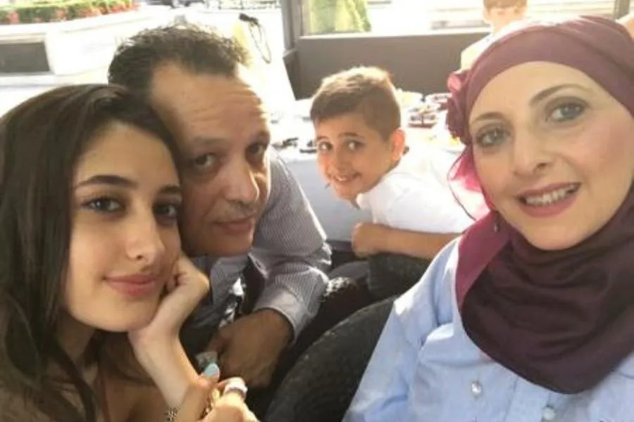Curtin graduate Amer Saleh with her family