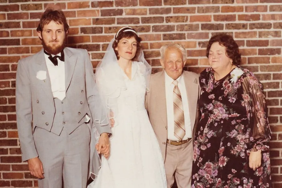 Curtin graduate and motivational public speaker Peter Dhu at his wedding