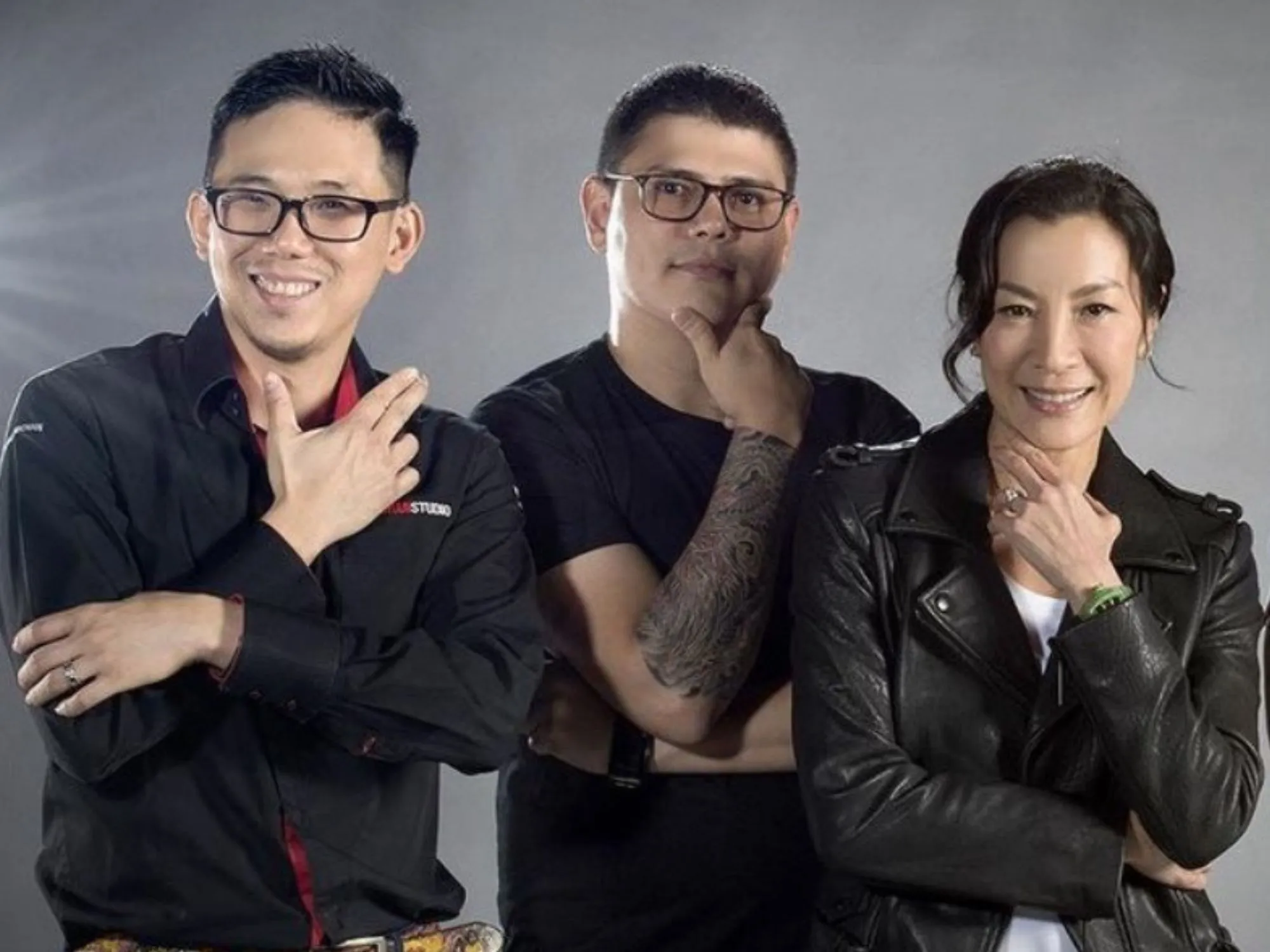 Kid Chan with Michelle Yeo