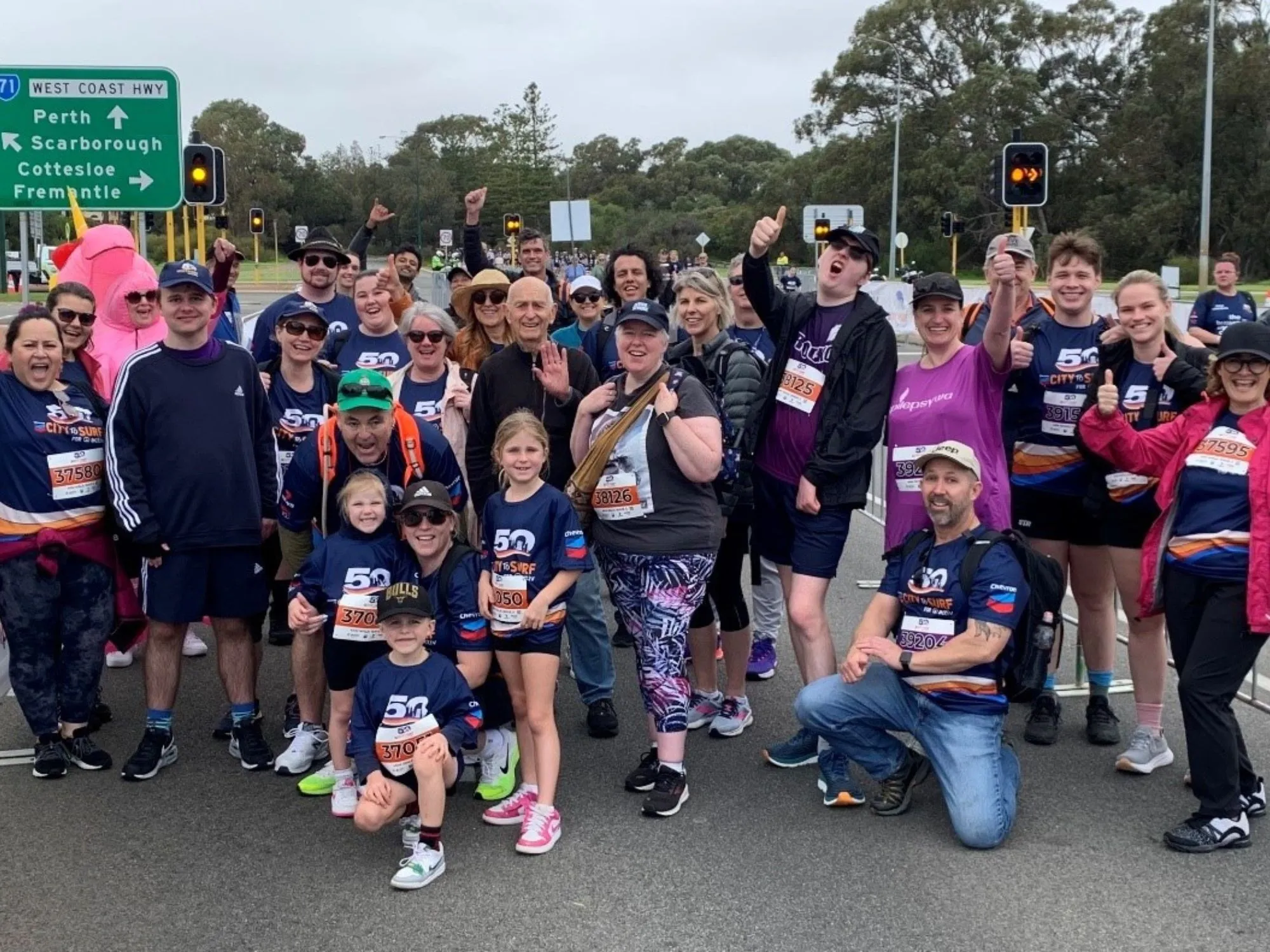 Jordan at the City to Surf
