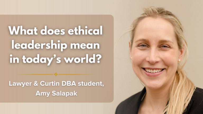 What does ethical leadership mean in today’s world?