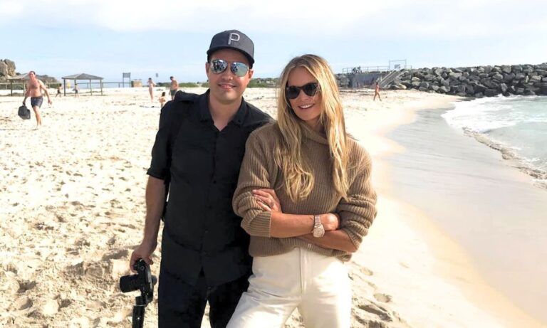 paul christian with elle macpherson