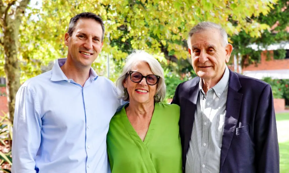 curtin graduates nathan, rhonda and ennio tavani