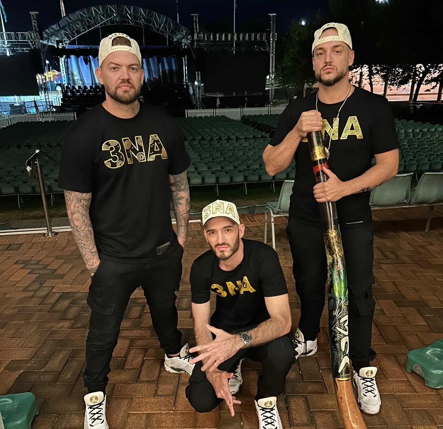 matt, dan and nate and february curtin graduation ceremony