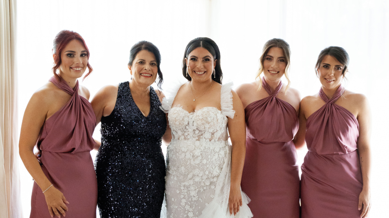 mary at her daughters wedding