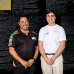 curtin graphic design graduate will peucker at the curtin scholarships event