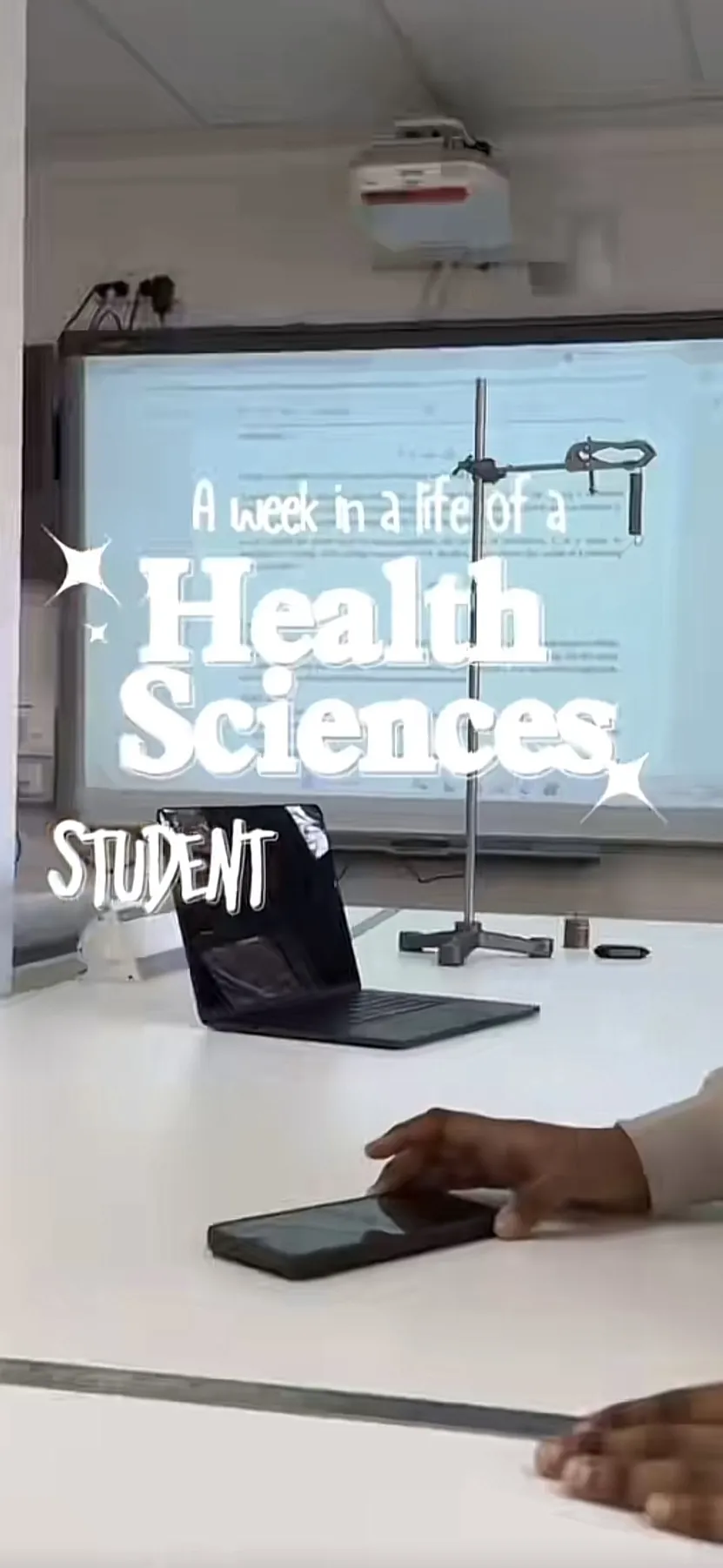 A week in the life of a Health Sciences student 

