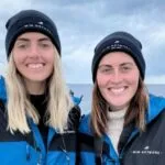 curtin marine science graduates brodee lowe and her friend