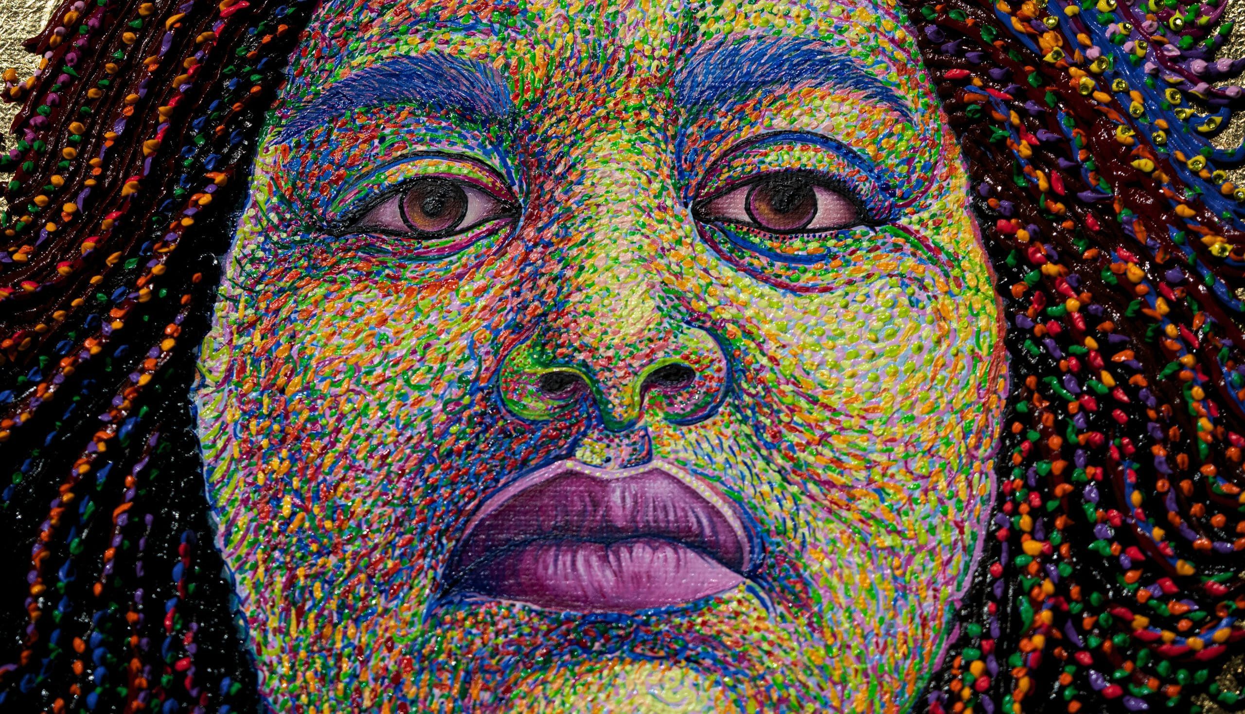 immoral warrior artwork close up