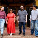 curtin graduate jennet hansen with students