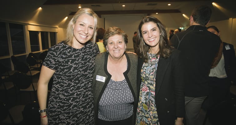 Vanessa Rauland (Curtin and SimplyCarbon), Rhonda Spencer (Principal of Samson Primary) and Portia Odell (Curtin PhD Student)