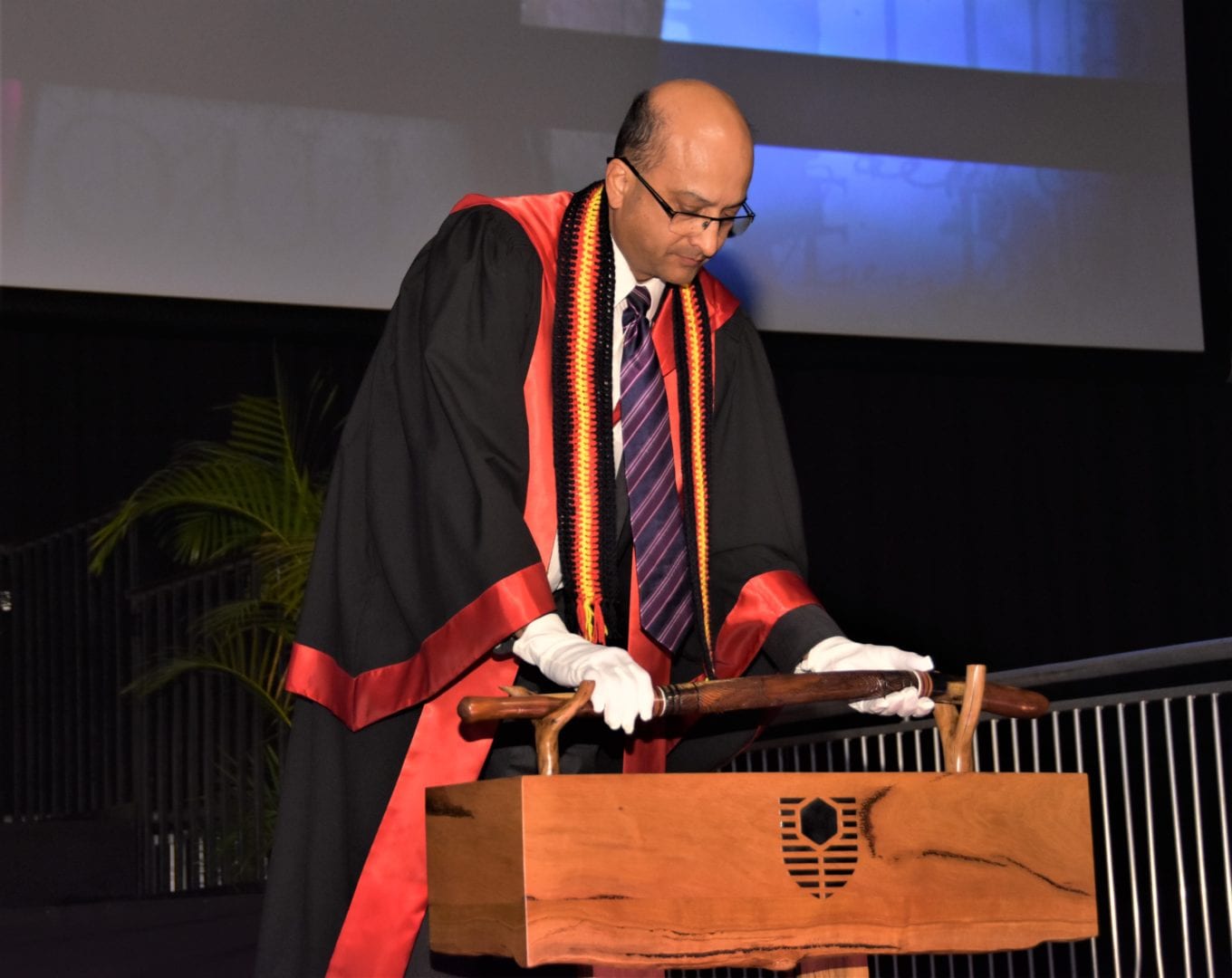 Image for Traditional Nyungar tool used in Curtin’s graduation ceremonies