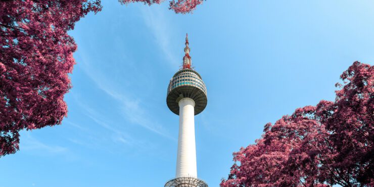 Low-Angle Photo of N Seoul Tower