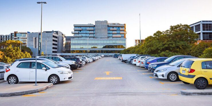 A carpark at Curtin Perth