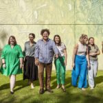 Planet Positive students and lecturers walking towards the camera