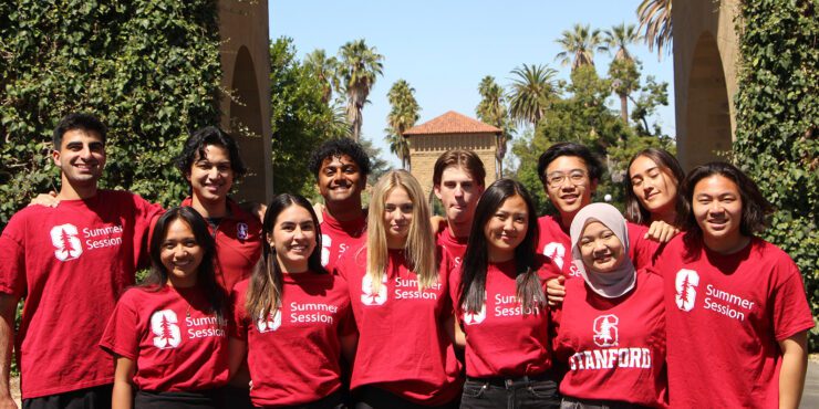 A group photo of the FBL students selected as part of Stanford's International Honours Program
