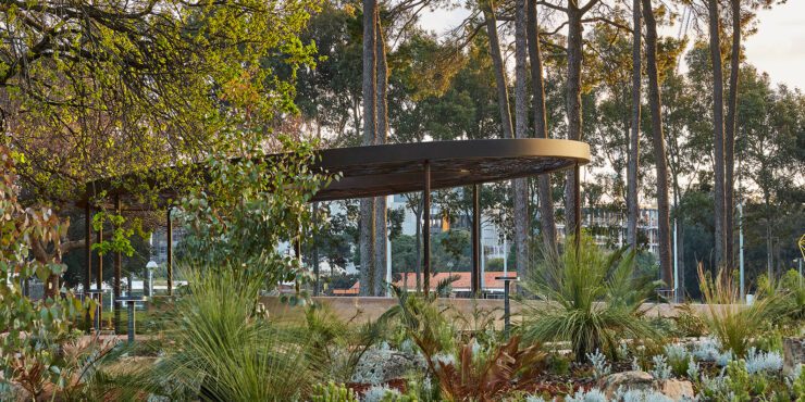 The Yarning Circle on the Curtin Perth Campus
